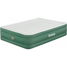 BESTWAY Toughlite Queen Materac dmuchany z wbudowaną pompką, 203 x 152 x 46 cm 69646