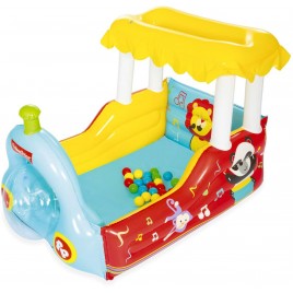 BESTWAY Fisher-Price Dmuchane centrum zabaw z 25 piłkami 132 x 94 x 89 cm 93537