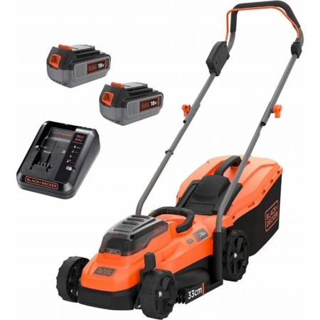 Black & Decker POWERCONNBCMW3318L2 Kosiarka rotacyjna akumulatorowa (2x18V/2x2,5Ah Li-Ion)