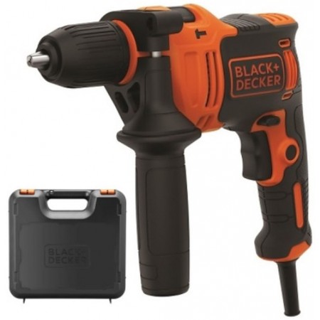 Black & Decker BEH710K Wiertarka udarowa, 710W, w walizce