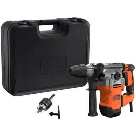 Black & Decker BEHS03K Młotowiertarka SDS-Plus (3,7J/1250W) walizka