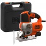 Black & Decker BES610K Wyrzynarka 650W+ Walizka
