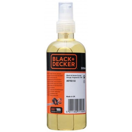 Black & Decker A6102 Olej w sprayu do nożyc do żywopłotów 300ml
