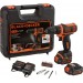 Black & Decker BDCDD12KB Akumulatorowa wiertarko-wkretarka (26Nm/10,8V/2x1,5Ah), walizka