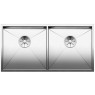 BLANCO ZEROX 400/400-U zlewozmywak ze stali nierdzewnej, jedwabisty połysk 521620