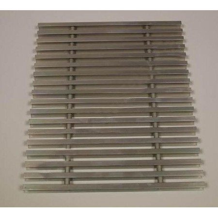 Boki kratka maskująca do konwektorów podłogowych PMO-18-200-13, poprzeczna,stal nierdzewna