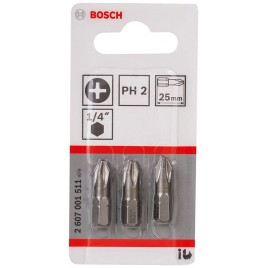 BOSCH Końcówka wkręcająca Extra Hart PH 2, 25 mm 2607001511