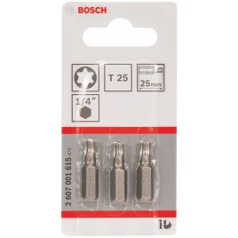 BOSCH Końcówka wkręcająca Extra Hart T25, 25 mm 2607001615