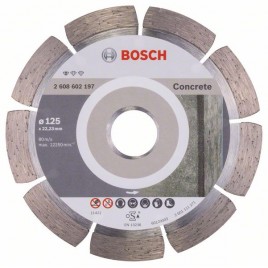 Bosch Diamentowa tarcza tnąca Standard for Concrete 125 x 22,23 x 1,6 x 10 mm 2608602197