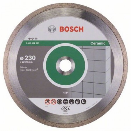 BOSCH Tarcza diamentowa 230 mm x 22.23 mm Best for Ceramic 2608602205