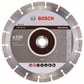 BOSCH Diamentowa tarcza tnąca Standard for Abrasive 230 x 22,23 x 2,3 x 10 mm 2608602619