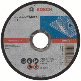 BOSCH Tarcza tnąca, Ostrze, tarcza 115 x1,6 mm 2608603163