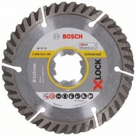 BOSCH X-LOCK Standard for Universal Diamentowa tarcza tnąca, 115x22,23x2,0mm 2608615165