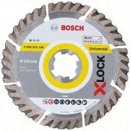 Bosch X-LOCK Ostrze, tarcza 125 × 22,23 × 2 × 10mm 2608615166