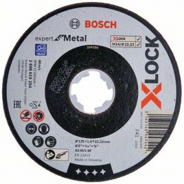 BOSCH X-LOCK Ostrze, tarcza 125×1,6×22,23mm 2608619254