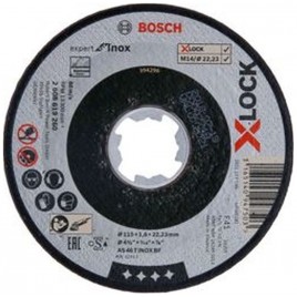 BOSCH X-LOCK Expert for Inox Tarcza tnąca prosta, 115 × 1,6 × 22,23 mm 2608619260