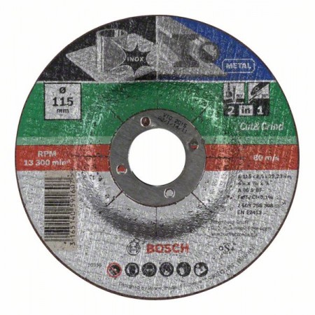 BOSCH Tarcza do cięcia 115 mm 1 szt. 2609256308