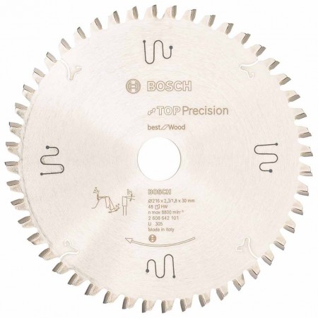 BOSCH Top Precision Best for Wood Tarcza pilarska, 216x2,3/1,8 mm 2608642101