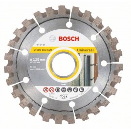 Bosch Diamentowa tarcza tnąca Best for Universal 115 x 22,23 x 2,2 x 12 mm 2608603629