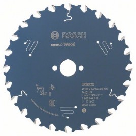 BOSCH Tarcza pilarska Expert for Wood 160 x 20 x 2,6 mm, 24 2608644019