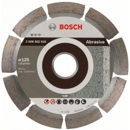 BOSCH Diamentowa tarcza tnąca Standard for Abrasive 125 x 22,23 x 6 x 7 mm 2608602616