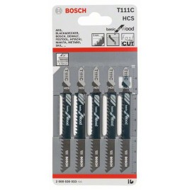 BOSCH Brzeszczot do wyrzynarek T 111 C, Basic for Wood 2608630033