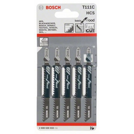 BOSCH Brzeszczot do wyrzynarek T 111 C, Basic for Wood 2608630033