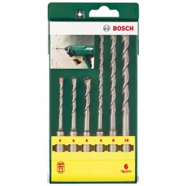 BOSCH 6-częściowy zestaw wierteł do młotów SDS-plus 2607019447