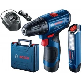 BOSCH GSR 120-LI Wiertarko-Wkrętarka Akumulatorowa+GLI, 12V 2x2.0Ah 06019G8004