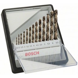 BOSCH 13-częściowy zestaw wierteł do metalu Robust Line HSS-Co, 2607019926