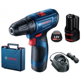 BOSCH GSR 120-LI PROFESSIONALWiertarko-wkrętarka akumulatorowa 2x GBA 12V 2.0Ah 06019G8000