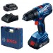 BOSCH GSR 18V-50 PROFESSIONAL Wiertarko-wkrętarka akumulatorowa, 2x 18V 2.0Ah 06019H5000