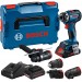 BOSCH GSR 18V-90 FC Wiertarko-wkrętarka, 2x 4,0Ah, GAL 18V-40, L-BOXX 136 06019K6200