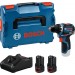 BOSCH GSR 12V-32 PROFESSIONAL Wiertarko-wkrętarka aku, 2× 3,0 Ah, L-BOXX 06019N7007