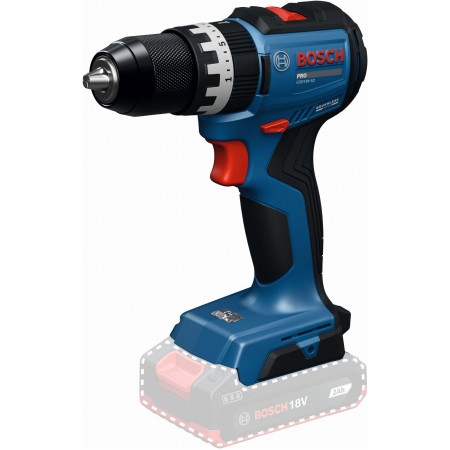 BOSCH GSB18V-52 PROFESSIONAL Aku wiertarko-wkrętarko udarowa, bez aku 06019S0120