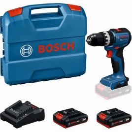 BOSCH GSB18V-52 PROFESSIONAL Aku wiertarko-wkrętarko udarowa, 2x 2,0Ah, L-Case 06019S0123