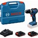 BOSCH GSB18V-52 PROFESSIONAL Aku wiertarko-wkrętarko udarowa, 2x 2,0Ah, L-Case 06019S0123