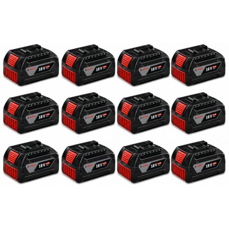 BOSCH GBA PROFESSIONAL 18 V Zestaw 12 akumulatorów 4,0 Ah 0602494004 BOSCH GBA PROFESSIONAL 18 V Zestaw 12 akumulatorów 4,0 Ah 0602494004