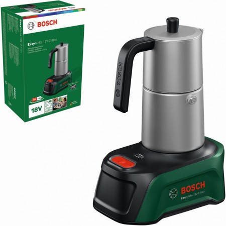 BOSCH EasyMoka 18V-2 Inox Dzbanek ze stali nierdzewnej, bez aku 06039E4100 BOSCH EasyMoka 18V-2 Inox Dzbanek ze stali nierdzewnej, bez aku 06039E4100