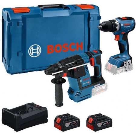 BOSCH PROFESSIONAL Uniwersalny zestaw 18V GSR+GBH+2x5,0Ah+GAL 0615A500E4 BOSCH PROFESSIONAL Uniwersalny zestaw 18V GSR+GBH+2x5,0Ah+GAL 0615A500E4