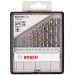 BOSCH 10-elem. zestaw wierteł do metalu Robust Line HSS-G, 135°, 1,5–6,5 mm 2607010538