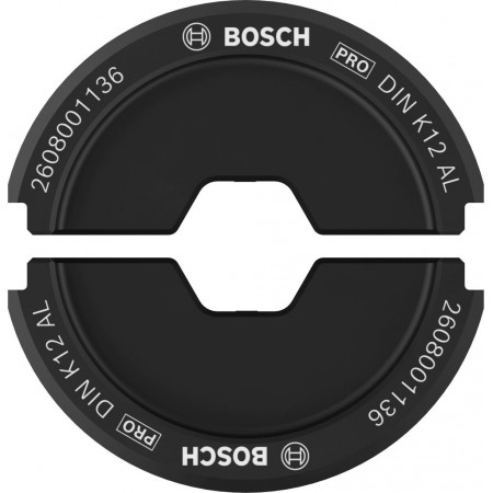 BOSCH PRO Crimping Die, DIN K12 AL, 16 mm2/25 mm2, Aluminium 2608001136