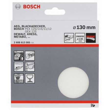 BOSCH Gąbka polerska 130 mm 2608613005 BOSCH Gąbka polerska 130 mm 2608613005