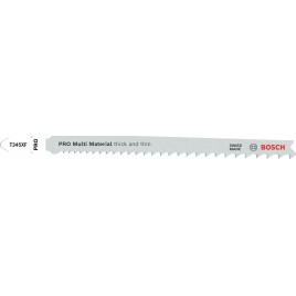 BOSCH Brzeszczot do wyrzynarki PRO Multi Material thick and thin T345XF, 132 mm, 5 szt.