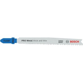 BOSCH Brzeszczot do wyrzynarki PRO Metal thick and thin T123XF, 100 mm, 3 szt. 2608638472