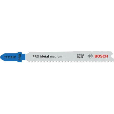 BOSCH Brzeszczot do wyrzynarki PRO Metal medium T121AFC, 92 mm, 3 szt. 2608655105