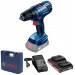 BOSCH GSR 180-LI PROFESSIONAL Wiertarko-wkrętarka, 18V, 2x 2.0Ah 06019F8109