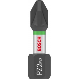 BOSCH Bit PRO Pozidriv Impact, PZ2, 25 mm, z okienkiem, 10 × 25 szt. 2607002804