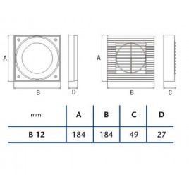 CATA B-12 zestaw okienny 01920000