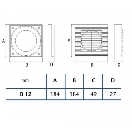 CATA B-12 zestaw okienny 01920000
